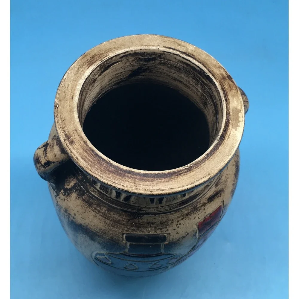Vintage Egyptian Pharaoh Mid Century Vase